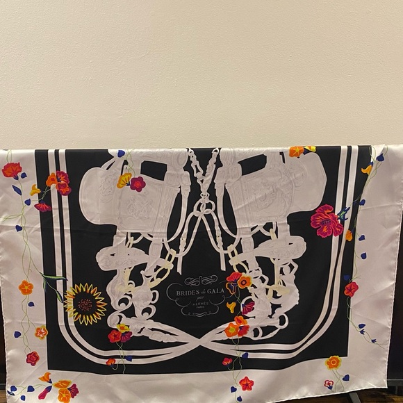 Handbags - Authentic Hermes silk scarf